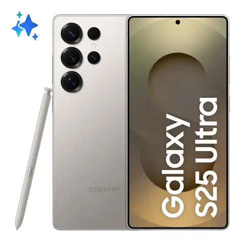 Samsung Galaxy S25 Ultra 17,5 cm (6.9") Dual SIM Android 15 5G USB Type-C 12 GB 512 GB 5000 mAh Grijs, Titanium