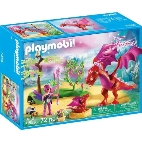 PLAYMOBIL Feen Mama-Drache und ihr Baby 72 Teile Fee Elfe