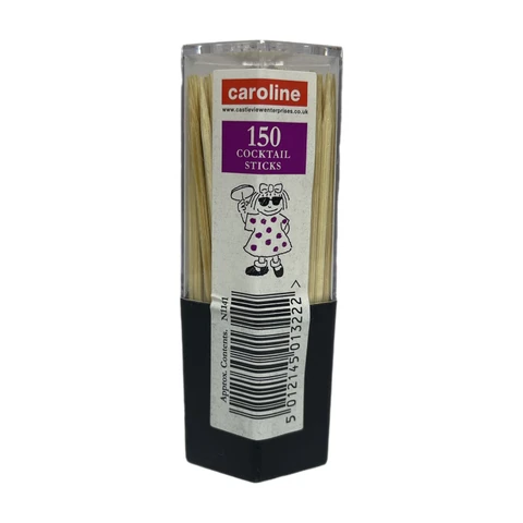 Caroline Bamboo Cocktail Stick, 80mm long, pack of 150