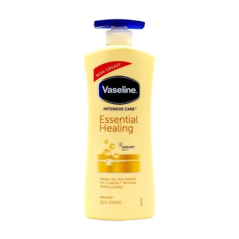 Vaseline Bodylotion Essential Healing met Pomp 600 ml