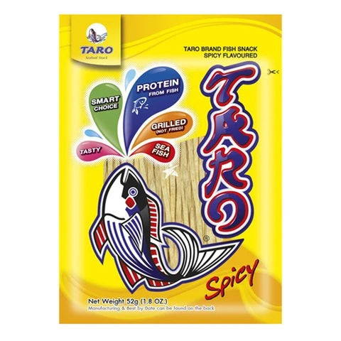 Taro Fish Snack Spicy Flavoured 52g