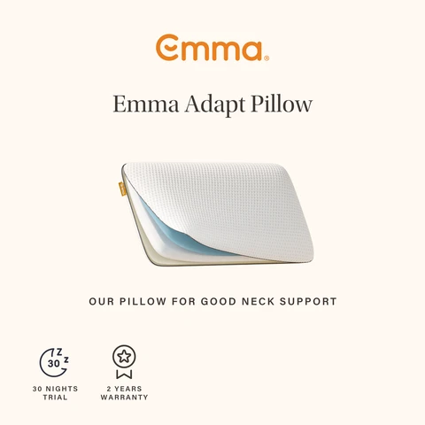 Emma Pillow Adapt Memory Foam Medium Firm