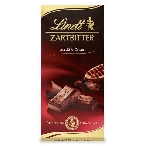 Lindt Zartbitter tafel, 100 g