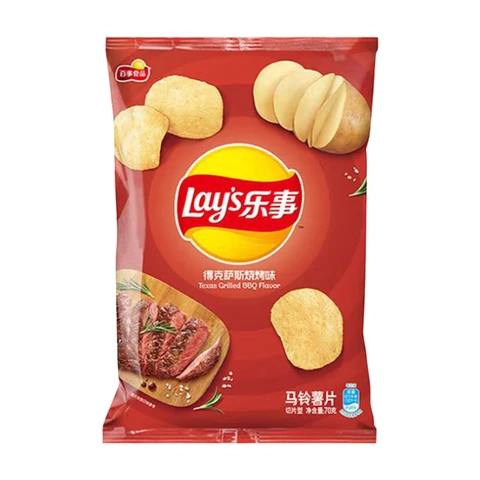 Lay's Chips saveur BBQ Texas 70g