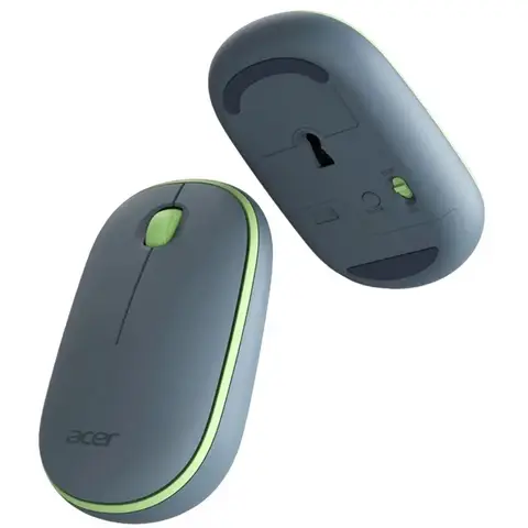 Acer Wireless Bubble Mouse - AMR100 Blue (Retail pack) muis Universeel Ambidextrous RF Draadloos Optisch 1600 DPI