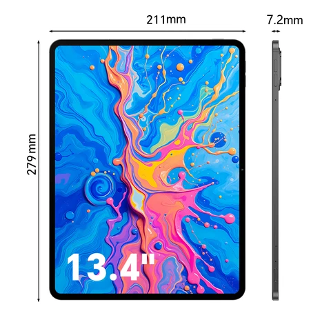 Teclast Artpad Pro Tablet 12.7 Inch 2K Helio G99(MT8781) Octa-Core 20GB RAM+256GB ROM,Dual SIM 4G LTE+5GWiFi, 10000mAh/18W, Android 15/TDDI/8MP+13MP/GPS/BT5.2/OTG/Widevine L1, Built in T-pen,2025