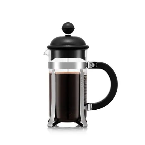 BODUM CAFFETTIERA 350ml - 3 Tassen - French Press Kaffeebereiter - Schwarz