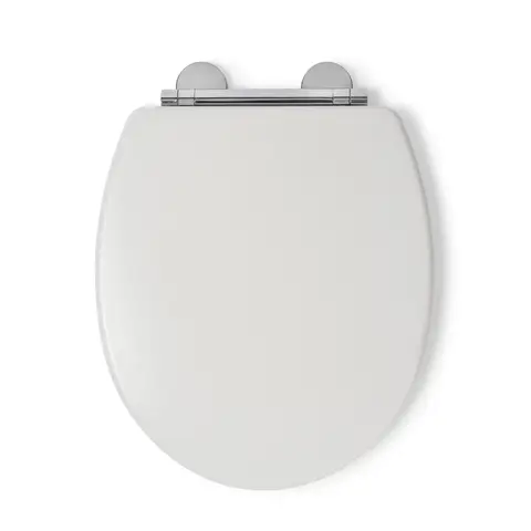 Croydex Flexi-Fix Toilet Seat Lugano Oval - White
