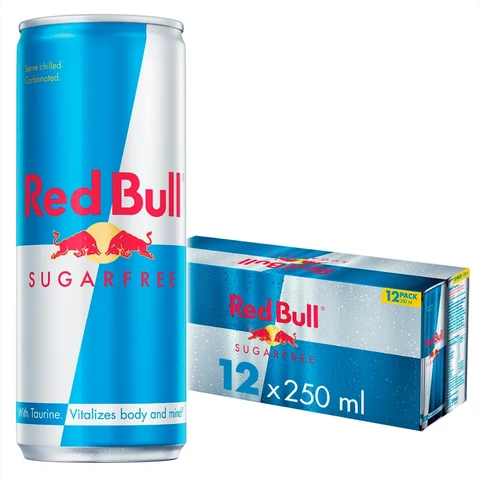 Red Bull Sugarfree Energy Drink 250ml 12 Pack