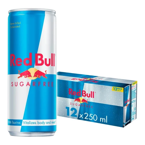 Red Bull Sugarfree Energy Drink 250ml 12 Pack