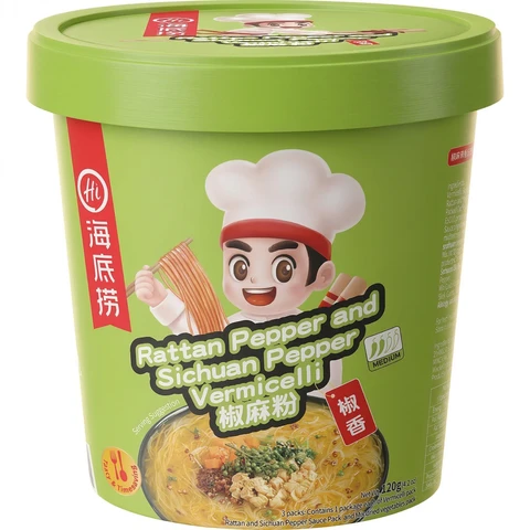 HAIDILAO Vermicelles instantanées saveur poivre de rotin & sichuan