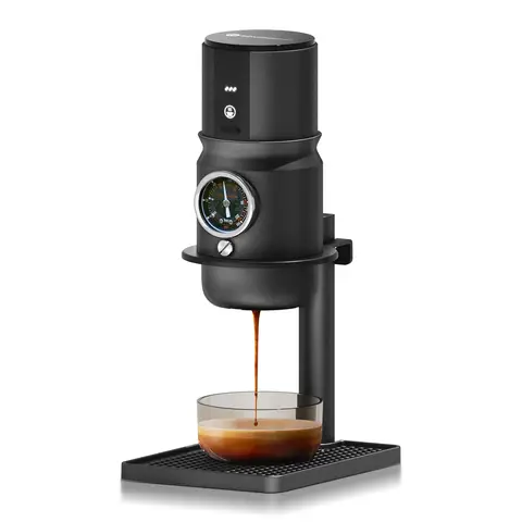 STARSEEKER Super58 Portable Espresso Machine, Small Home-Use, Electric, Suitable for Office and Outdoor Camping Black