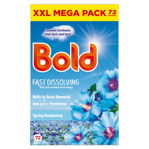 Bold Spring Awakening Powder Laundry Detergent 72 Washes 3.6kg