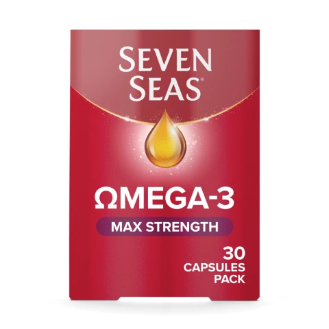 Seven Seas Omega-3 Fish Oil, Max Strength with Vitamin D