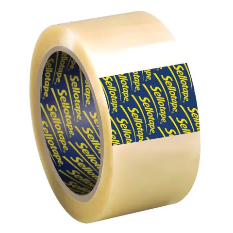 Sellotape Packaging Tape 50x66m Clear, Pack of 6
