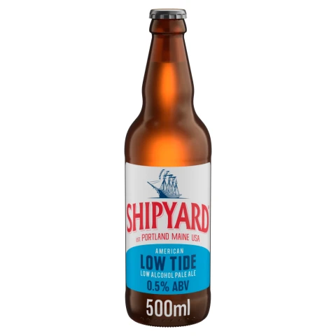 Shipyard American Low Tide Pale Ale 500Ml (Abv 0.5%)