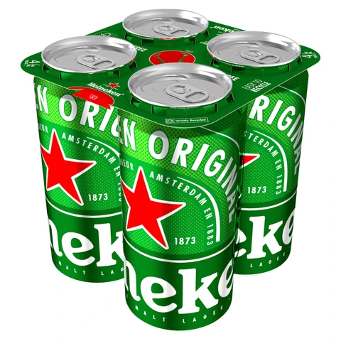 Heineken Beer 4 X 440ml (Abv 5%)