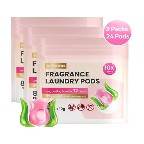 ochama Laundry Washing Detergent Capsules 24 Washes (8 x 3packs)
