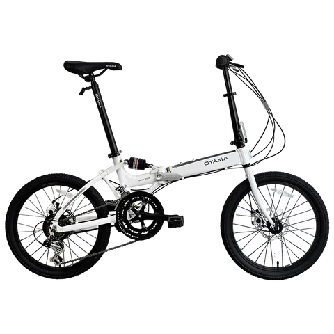 OYAMA-dazzle 500-folding bike-white