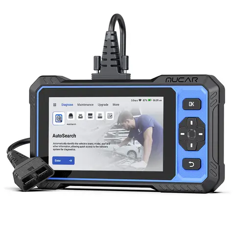 MUCAR 632 Elite KI-gestützte OBD2-bidirektionale Scanner, Kfz-Diagnosegerät für Öl/Throttle/SAS/TPMS/BMS/EPB, CANFD-Protokoll, Autoauth für FCA SGW, Lifetime-Updates, 15+ Reset-Vorgaben