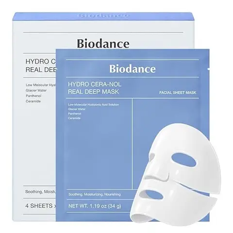 Biodance Hydro Ceranol Echt Diep Masker (Blauw) 34g x4