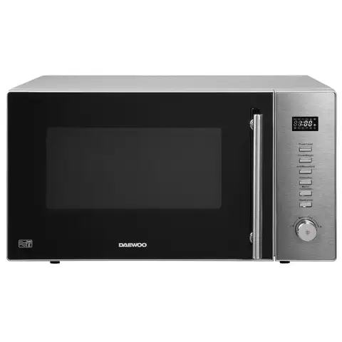 DAEWOO 30L Combination Microwave Oven With Grill, 3-in-1, 900W, 8 Pre-Set Functions, Stainless Steel, Silver - SDA2094GE