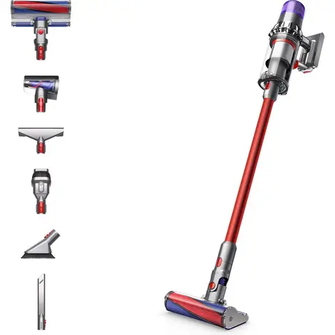 Dyson V11 Fluffy draadloze steelstofzuiger - Nikkel Satijn Geel/Glanzend Nikkel