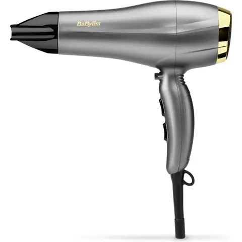 Babyliss 5513TE Haardroger - Toermalijn Ionische Technologie - 2000W Vermogen - Diffuser en Concentrator Inbegrepen
