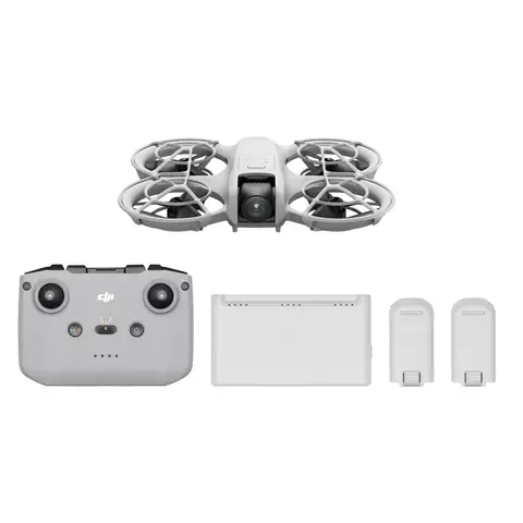DJI Neo Fly More Combo, Mini Drone with 4K UHD Camera for Adults, 135g Self Flying Drone that Follows You, Palm Takeoff, Subject Tracking, QuickShots, Stabilized Video, with RC-N3 and 3 Batteries
