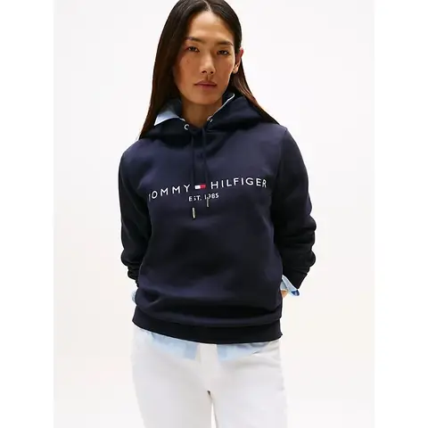 Tommy Hilfiger Heritage Hilfiger hoodie met lange mouwen Dames Desert Sky XXL