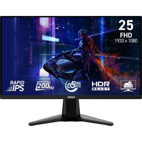 MSI MAG 255F E20 Gaming Monitor | FHD | 200Hz Refresh Rate | Rapid IPS | Adaptive Sync