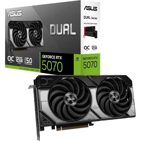 ASUS Dual GeForce RTX 5070 12 Go GDDR7 OC Edition Carte graphique