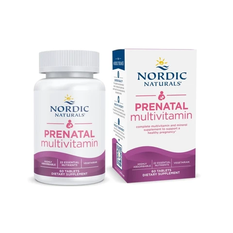 Nordic Naturals Multivitamin Daily Wellness Support Prenatal Tablets - 60 Tablets