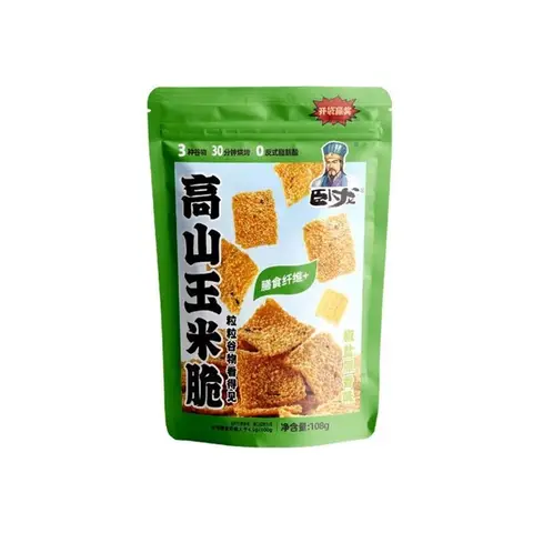 WL - Maïs croquant de haute montagne Wulong (saveur originale au poivre et sel) 108g