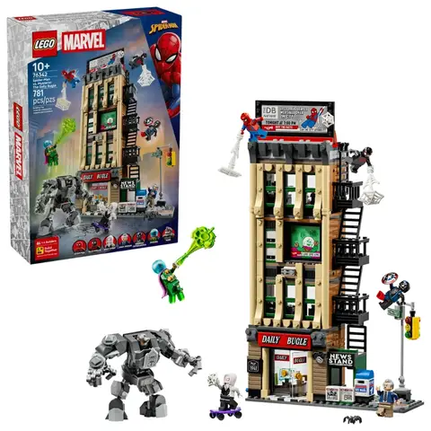 LEGO Superheroes 76342 Spider-Man vs. Mysterio: The Daily Bugle