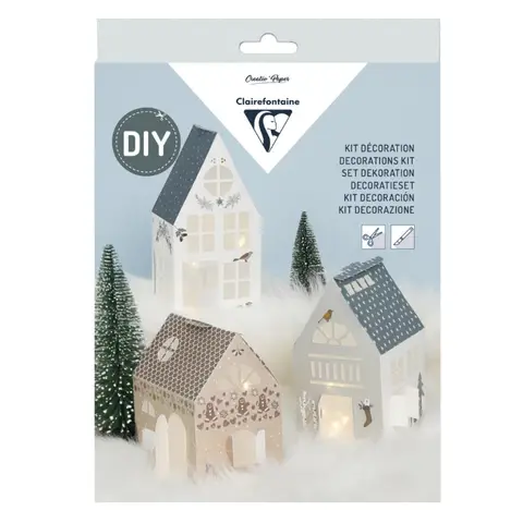CLAIREFONTAINE Christmas Cottages Discovery Kit