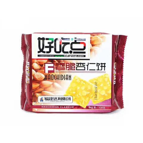 Biscuits croquants aux amandes Dali Hao Chi Dian 108g