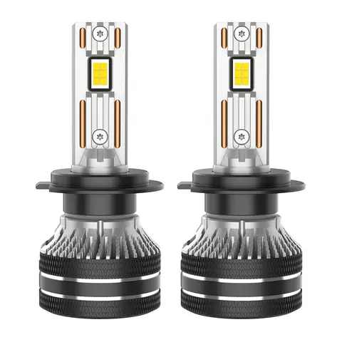 EndureLite M27 H7 LED-Nebelscheinwerfer-Birnen – 20.000 Lumen, 6000 K kaltweißes Licht, IP68 wasserdicht, Kühlsystem, 2er-Pack