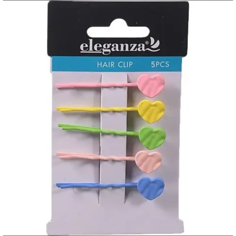 BARRETTE À CHEVEUX MÉTAL 5 PIÈCES