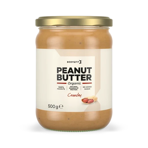 Biologische Pindakaas Crunchy 500 gram