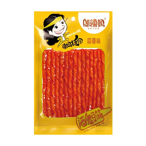 Wu La Ma Bâtonnets de gluten de blé saveur ail - 70 g