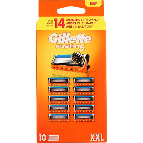 Gillette Fusion Razor Blades 10 Pack