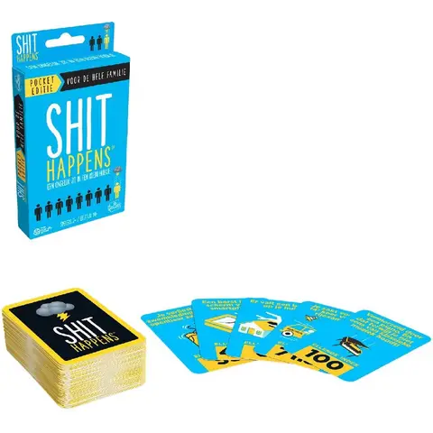 Goliath Shit Happens familie editie kaartspel - 110 kaarten, Nederlandse taal