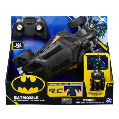 Batman Remote Control 1:20 Scale Batmobile With 4in Batman Figure