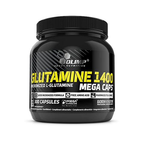 Body&Fit Glutamine Mega Caps 1400 300 pieces (300 doses)
