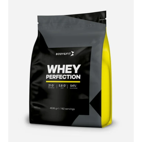 Body&Fit Whey Perfection Poudre protéinée saveur banane - 4,53 kg