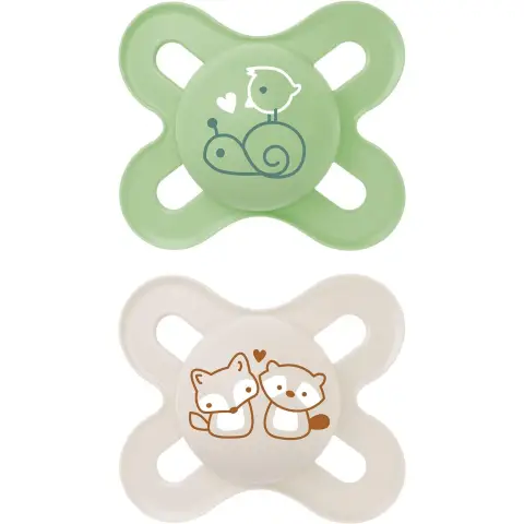 MAM Start Cute 0-2 mth Soother x 2 Unisex