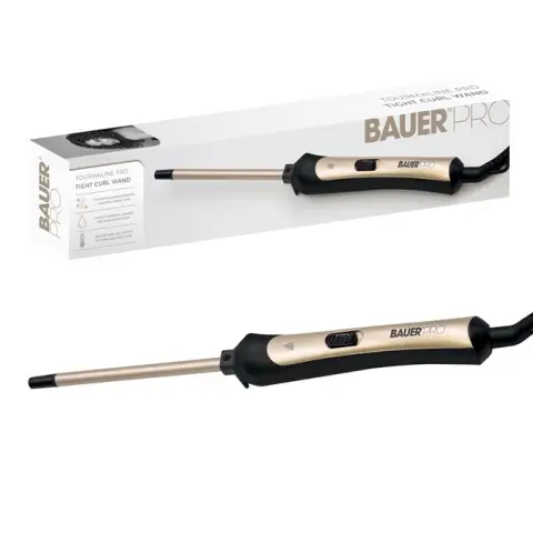 Bauer Tourma Pro Slimline Curling, 1.8m Cable, PTC Heater, Tight Curl  – 38860