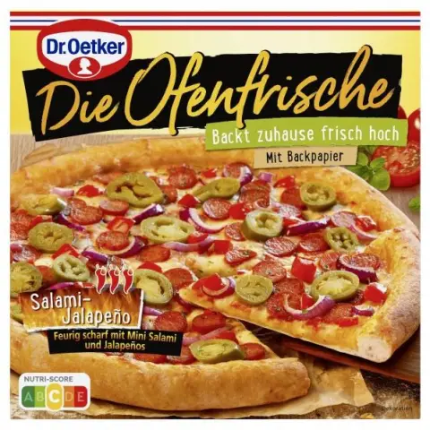 Oetker Ofenfrische Pizza Salami Jalapeno 415 g