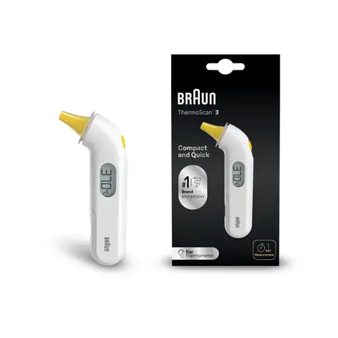 Braun Thermoscan 3 Ear Thermometer - IRT3030